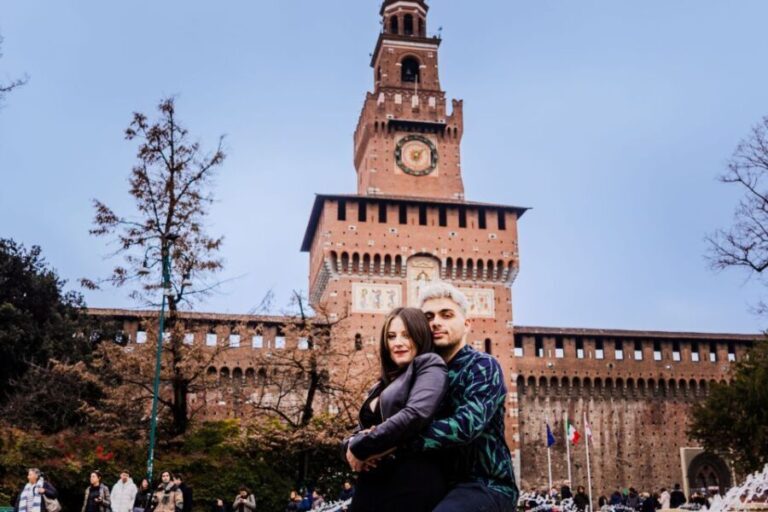 Milan: Professional Photoshoot Outside Sforza Castle - A Detailed Look at the Experience