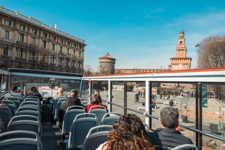 Milan: Skip-the-Line Duomo Guided Tour & Hop-on Hop-off Bus - The Hop-on Hop-off Bus: Exploring Milan with Ease