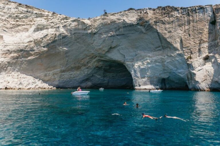 Milos: Kleftiko Cruise with Meal, Drinks and Photos at Sykia - Who Would Love This Experience?