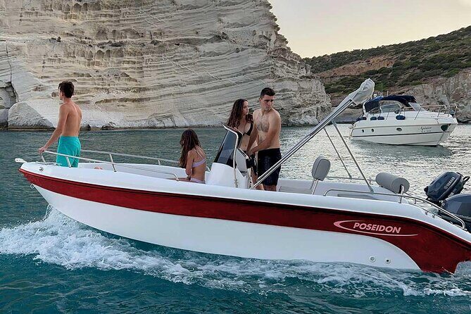 Milos Self Drive Private Boat - No License Required, APHRODITE II - How the Itinerary Unfolds