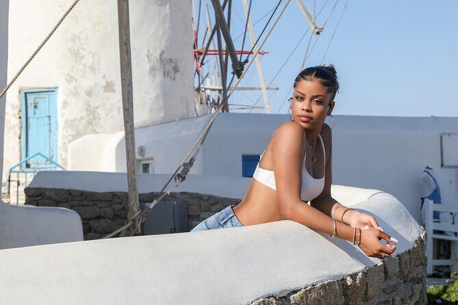 Mini 30minute Photo Shoot at Wind Mills in Mykonos - What You Can Expect