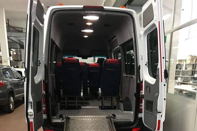 Minivan suitable for transporting disabled people with a wheelchair - What to Expect During the Tour