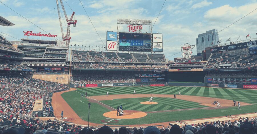 Minnesota Twins Baseball Game at Target Field
