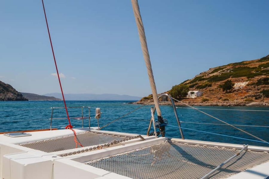 Mirabello Bay Private Catamaran Charter - The Two Main Options & What They Offer