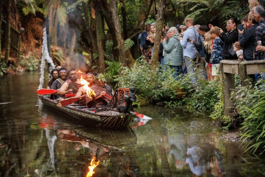 MITAI MAORI VILLAGE Night XP & Polynesian Spa from Auckland - A Deep Dive into the Rotorua Day Tour