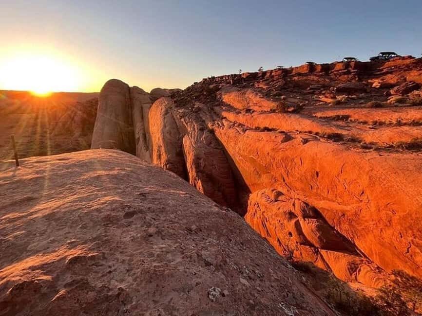Moab: U-Drive UTV Sunset Guided Adventure on Hell's Revenge - The Route and Scenic Highlights