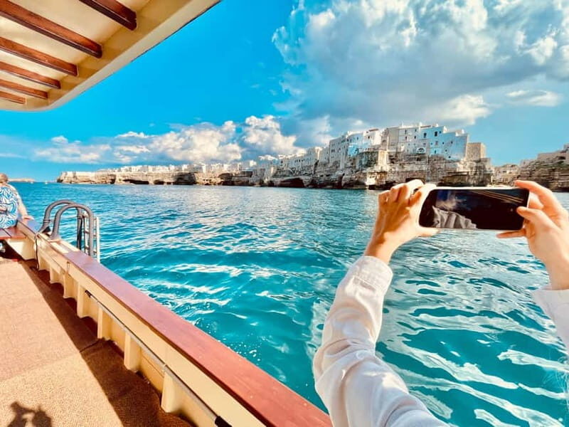 Monopoli-Polignano: sunset boat tour on a traditional wooden boat - What You Can Expect Throughout
