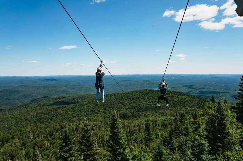 Mont Tremblant: Summit Zip-Lining Tour with 5 Zip Lines