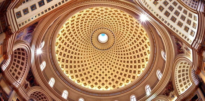 Mosta: Official Rotunda, WWII Shelter, and Buffet Meal Tour