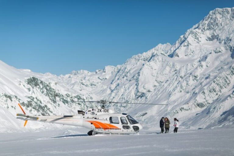 Mount Cook: 50-Minute Aoraki Scenic Helicopter Flight - The Snow Landing on Tasman Glacier