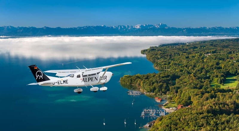 München: Rundflug München, Seen, Schlösser, Alpen abAugsburg - The Value of the Experience