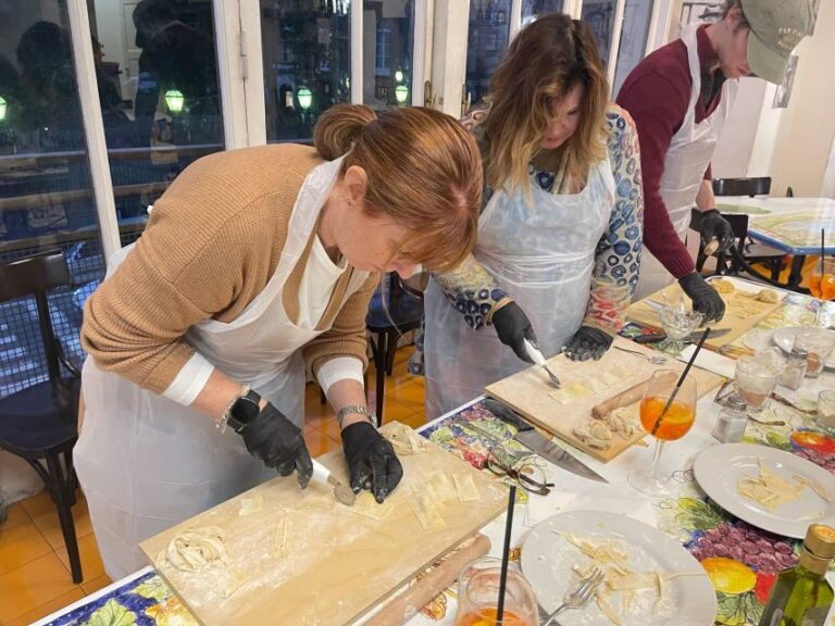 Naples: Pasta Cooking Class with Tiramisù and a Drink - Exploring the Experience in Detail