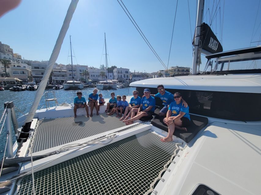 Naxos: Catamaran Cruise with Swim Stops, Food, and Drinks - A Thorough Breakdown