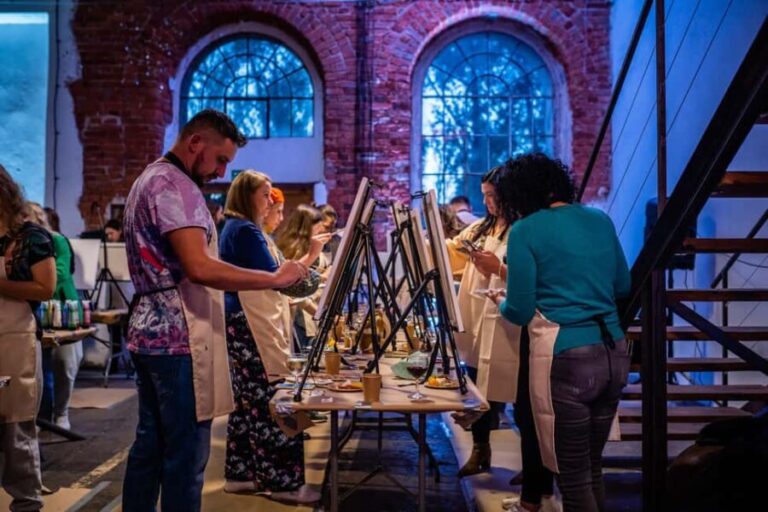 Neon Paint - Painting and Wine in the Dark in the Wroclaw - Venue and Location