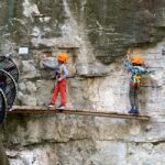 Nice: Discovery tree climbing for children in a natural setting - The Courses: Aléhop (Blue) and Oséfun (Orange)