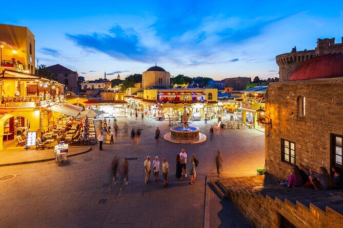 Night Old Town e-bike Gastro Tour with Drink & Meze - In-Depth Review of the Rhodes Old Town Night eBike Tour