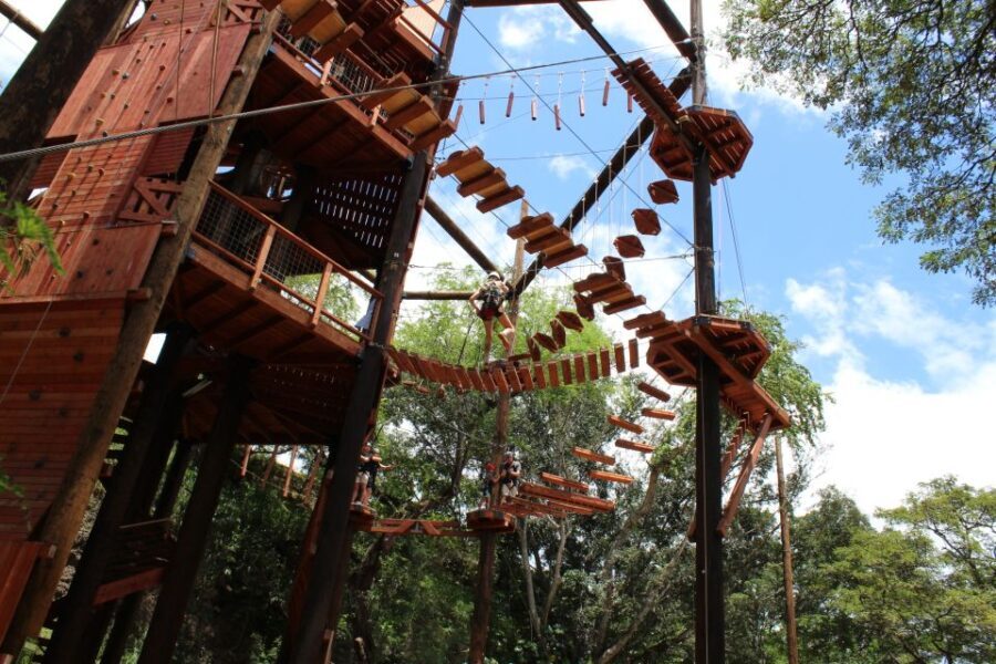 Oahu: Coral Crater Aerial Challenge Course - A Close Look at the Coral Crater Aerial Challenge Course