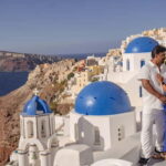 Oia: Couple Photoshoot Seprate Entrance to Blue Dome - Why Choose a Private Photoshoot in Santorini?
