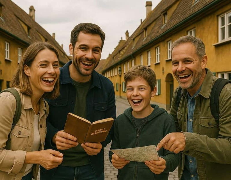 Outdoor Escape Game with puzzle backpack Augsburg: The Merchant's Seal - A Unique Way to Explore Augsburg