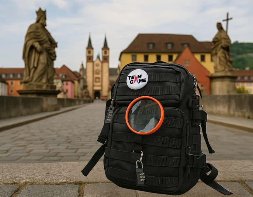 Outdoor Escape Tour  Mystery Backpack Würzburg: The Seal of the Master Builder - Deep Dive into the Experience