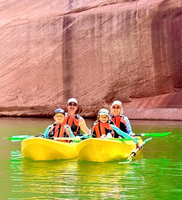 Page/Lake Powell: Guided Kayak & Water Antelope Canyon Tour