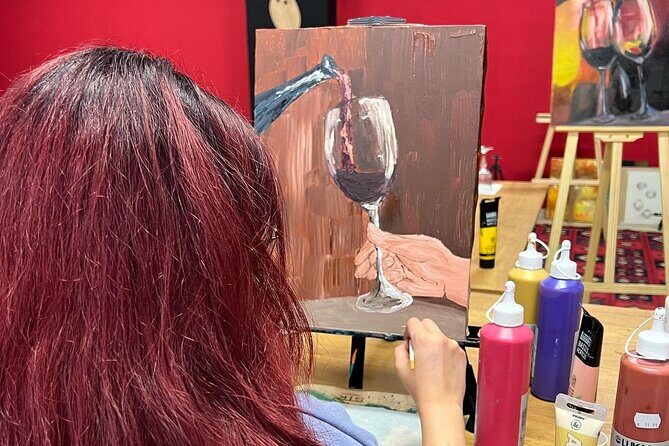 Paint and Wine - Authentic Art Workshop in Tirana - The Itinerary: What Can You Expect?