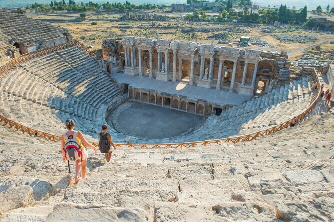 Pamukkale and Hierapolis Day Tour from Antalya with Lunch - First Stop: The Spectacular Pamukkale Terraces