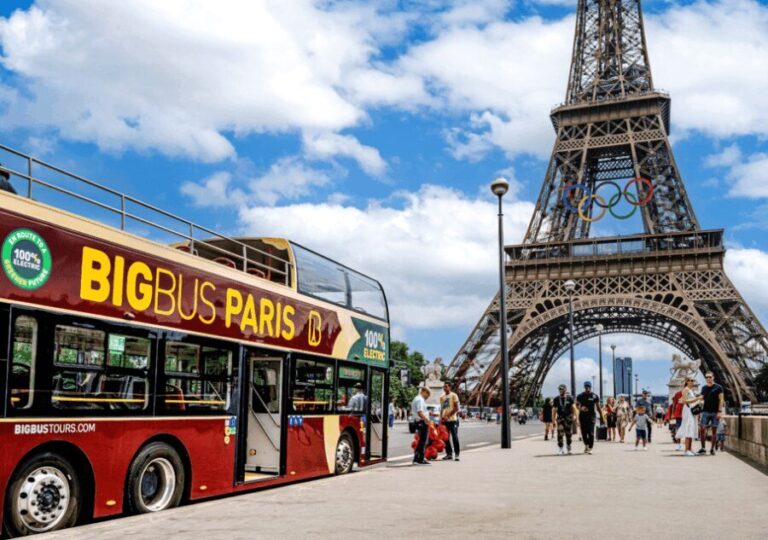 Paris: Big Bus Hop-On Hop-Off Tour with Optional Cruise - How the Route Works
