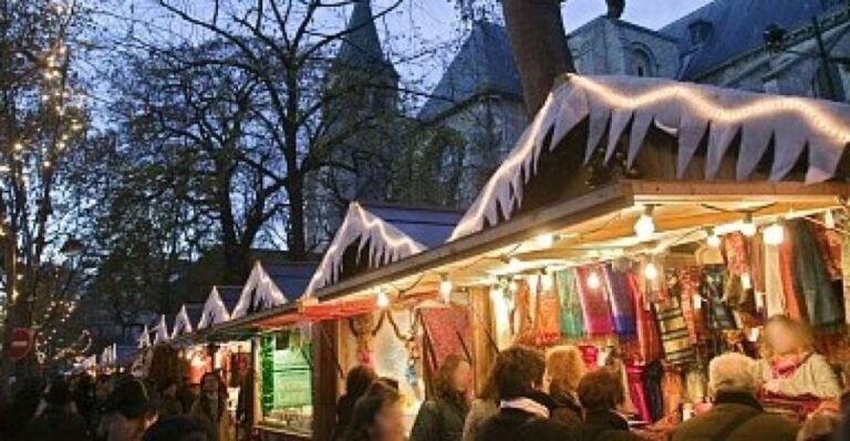Paris: Christmas Gourmet Tour of St-Germain-des-Prés - Christmas Market Delights and Market Stalls