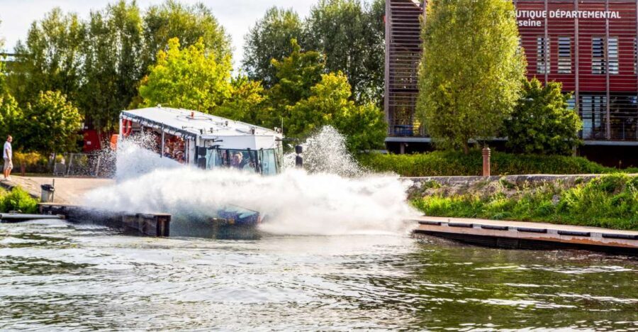 Paris: City and River Seine Tour on an Amphibious Bus - Breaking Down the Itinerary