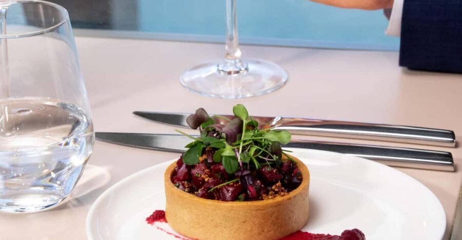 Paris: Eiffel Tower Summit & App to to download and Meal - The Culinary Experience at Madame Brasserie