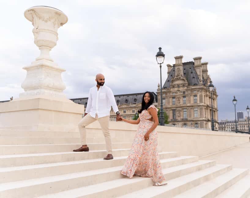 Paris: Louvre photoshoot or Seine bridges Eiffel Tower walk - Detailed Breakdown of the Experience