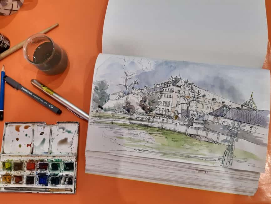 Paris: Plein Air Sketching Course, Drawing & Watercolor - An Artistic Spin on Paris: A Deep Dive
