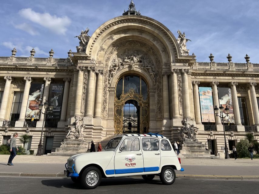 Paris: Private Sightseeing tour in Renault 4L electric 2h - An In-Depth Look at the Private Renault 4L Tour in Paris