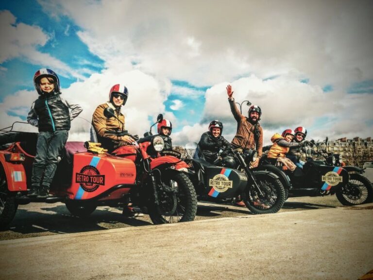 Paris: Private, Tailor made, Guided Tour on Vintage Sidecar - A Deep Dive into the Vintage Sidecar Experience