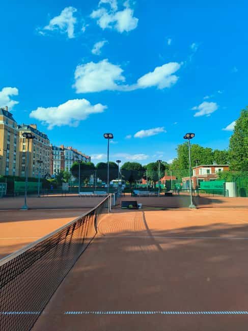 Paris: Private Tennis Session on Clay Courts with Transfer - The Itinerary in Detail
