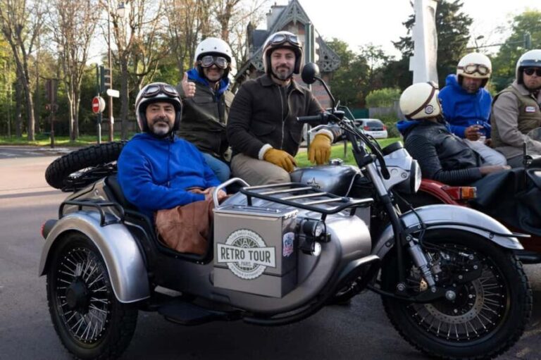 Paris & Versailles Private & Premium Bespoke Tour on Sidecar - Discovering Paris & Versailles in a Vintage Sidecar: An Authentic & Fun Approach