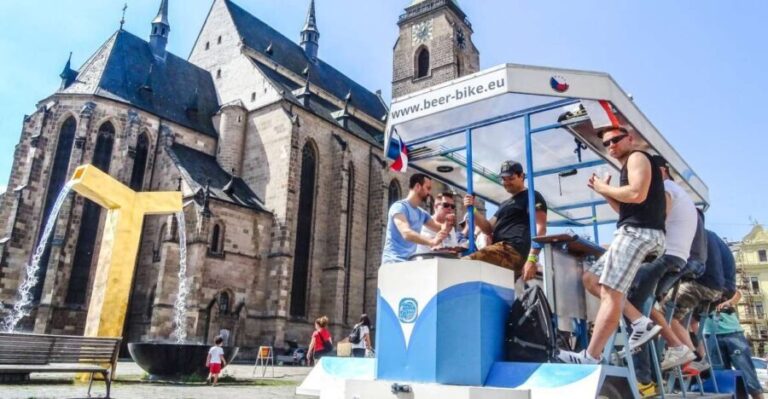 Pilsen: 1.5-Hour Beer Bike with Unlimited Beer - Detailed Breakdown of the Itinerary