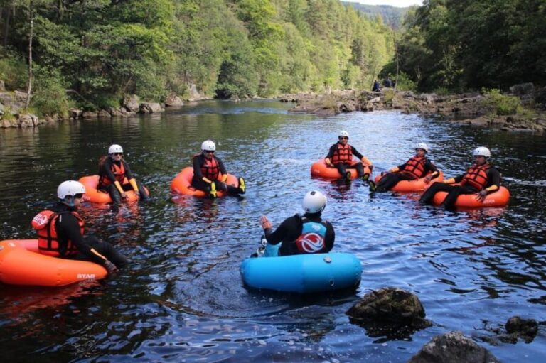 Pitlochry, Perthshire: RIVER TUBING - River Tummel - Exploring the River Tummel Tubing Adventure