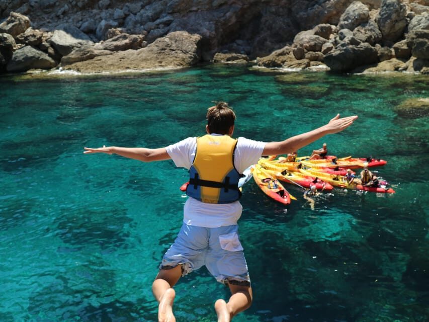 Pollença: Kayak and Coasteering Cliff Jumping - Price and Value