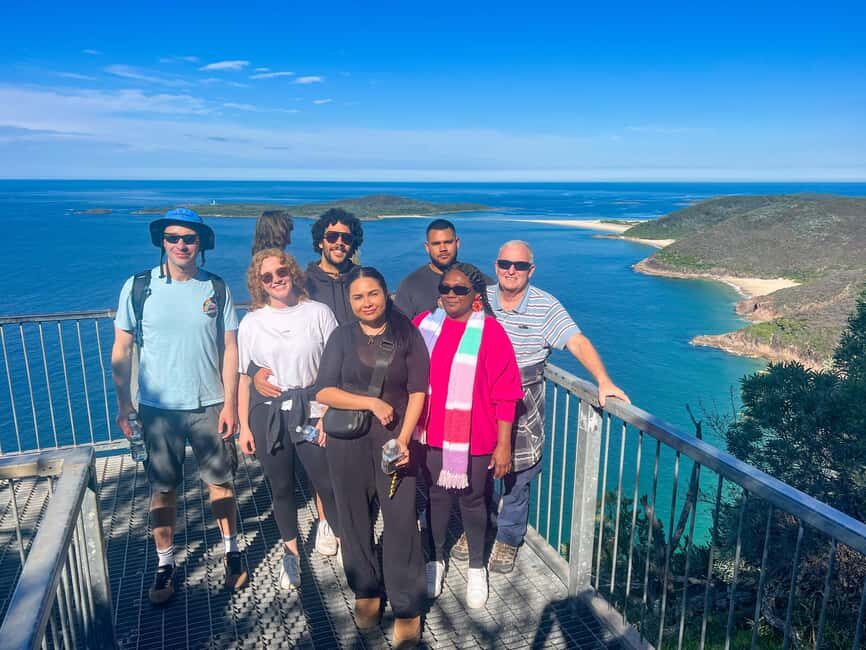 Port Stephens, departing Newcastle. Dolphins, hike, swim. - The Sum Up