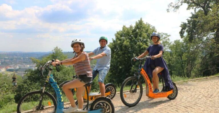 Prague: 3-Hour Grand e-Scooter Guided Tour - The Itinerary in Detail