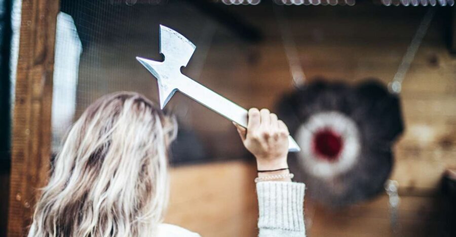 Prague: Axe Throwing Experience with Barbecue and Beer - Who Will Love This?