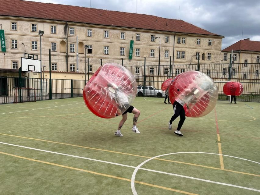 Prague: Bubbles football in city centre of Prague - Whats Included and How It Works