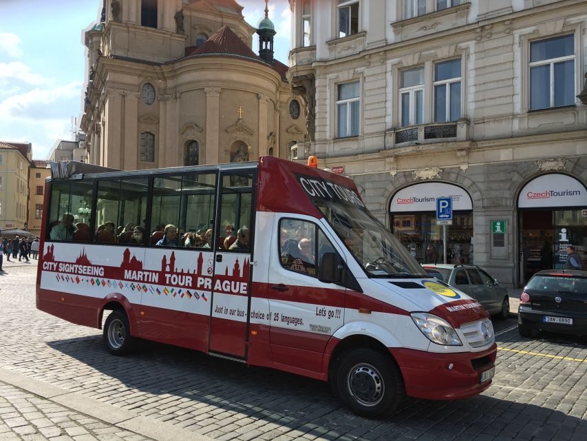 Prague City: 1-Hour Orientation Tour by Bus - The itinerary in detail