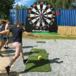 Prague: Giant Football Darts Game with Round of Beers & BBQ - Authentic Feedback from Participants