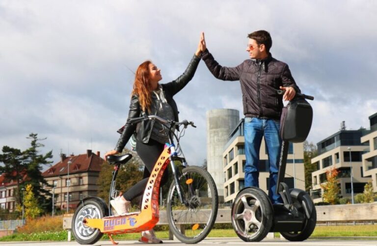 Prague: Grand Segway and eScooter Live Guided City Tour - Authentic Experiences and Stunning Views