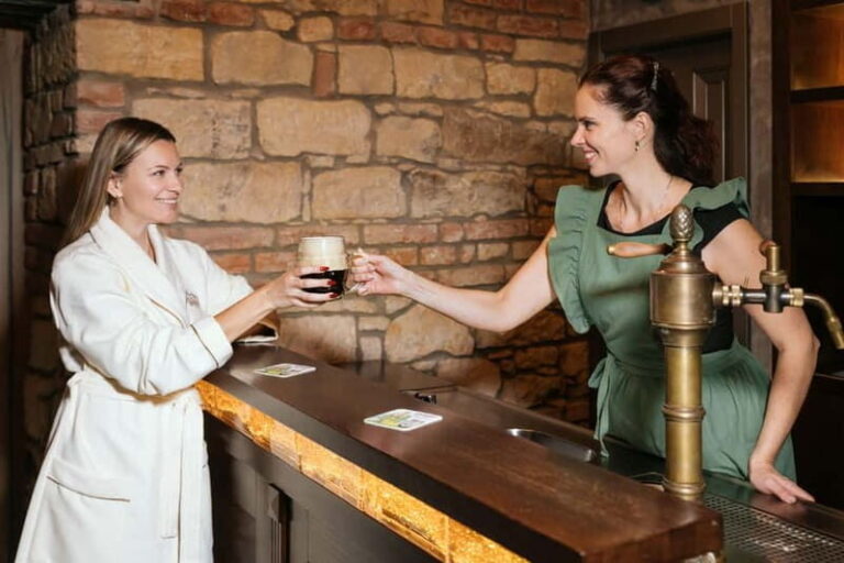Prague: Lázn Pramen. Wine, Beer bath and Wellness SPA - Authenticity and Cultural Touches