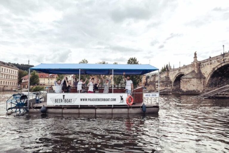 Prague: Private Cycle Boat River Tour with Beer or Prosecco - The Experience’s Highlights and Drawbacks