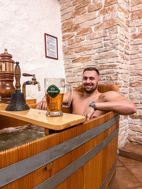 Prague: Ungelt Bernard Beer Spa with Beer & Optional Massage - Who Will Love This?
